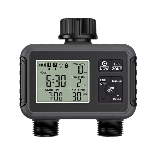 Smart Water Timer for UK Gardens with Dual-Zone Control