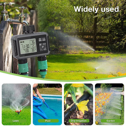 Smart Water Timer for UK Gardens with Dual-Zone Control