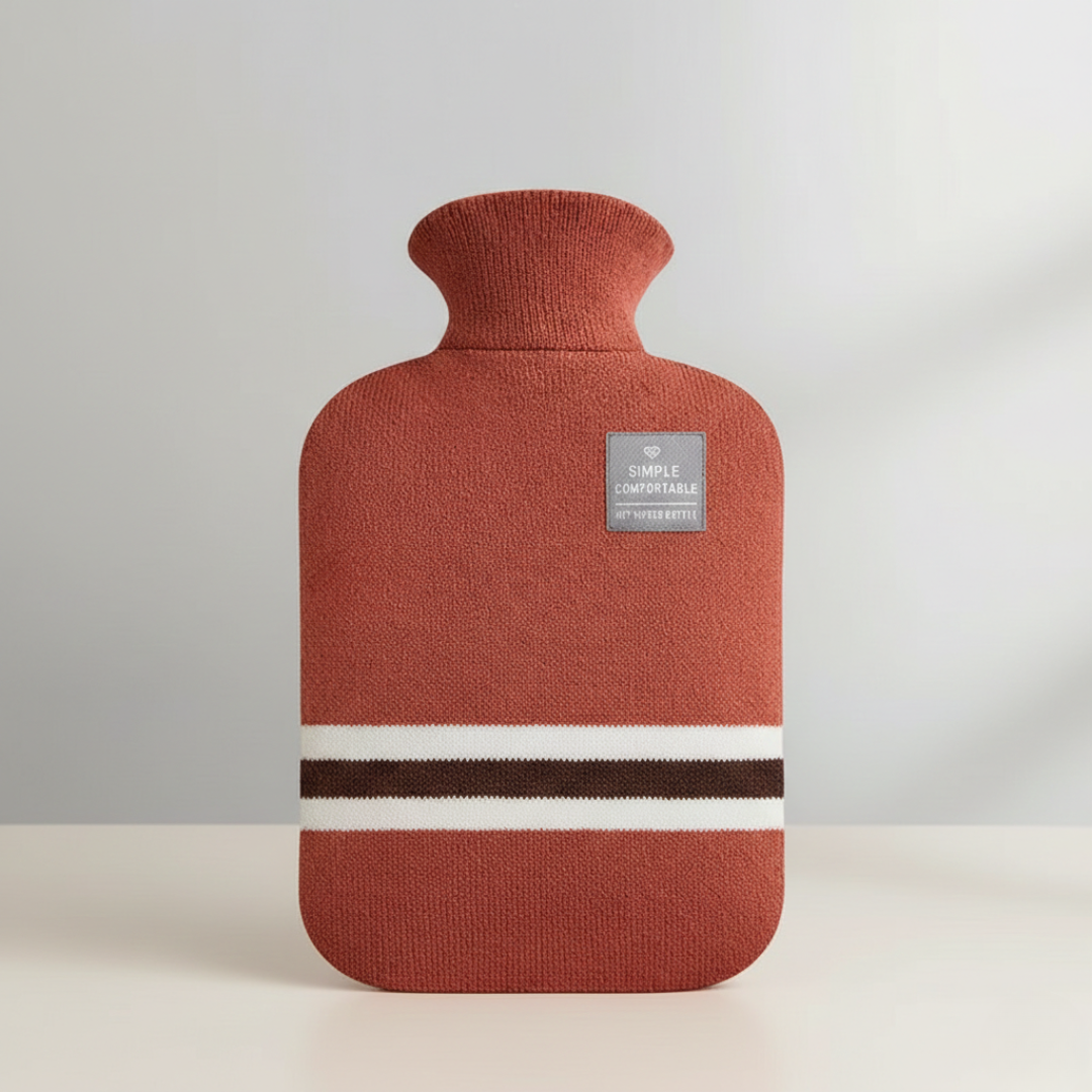 Cozy Heat Bottle with Soft Knit Cover – 2L of Comfort