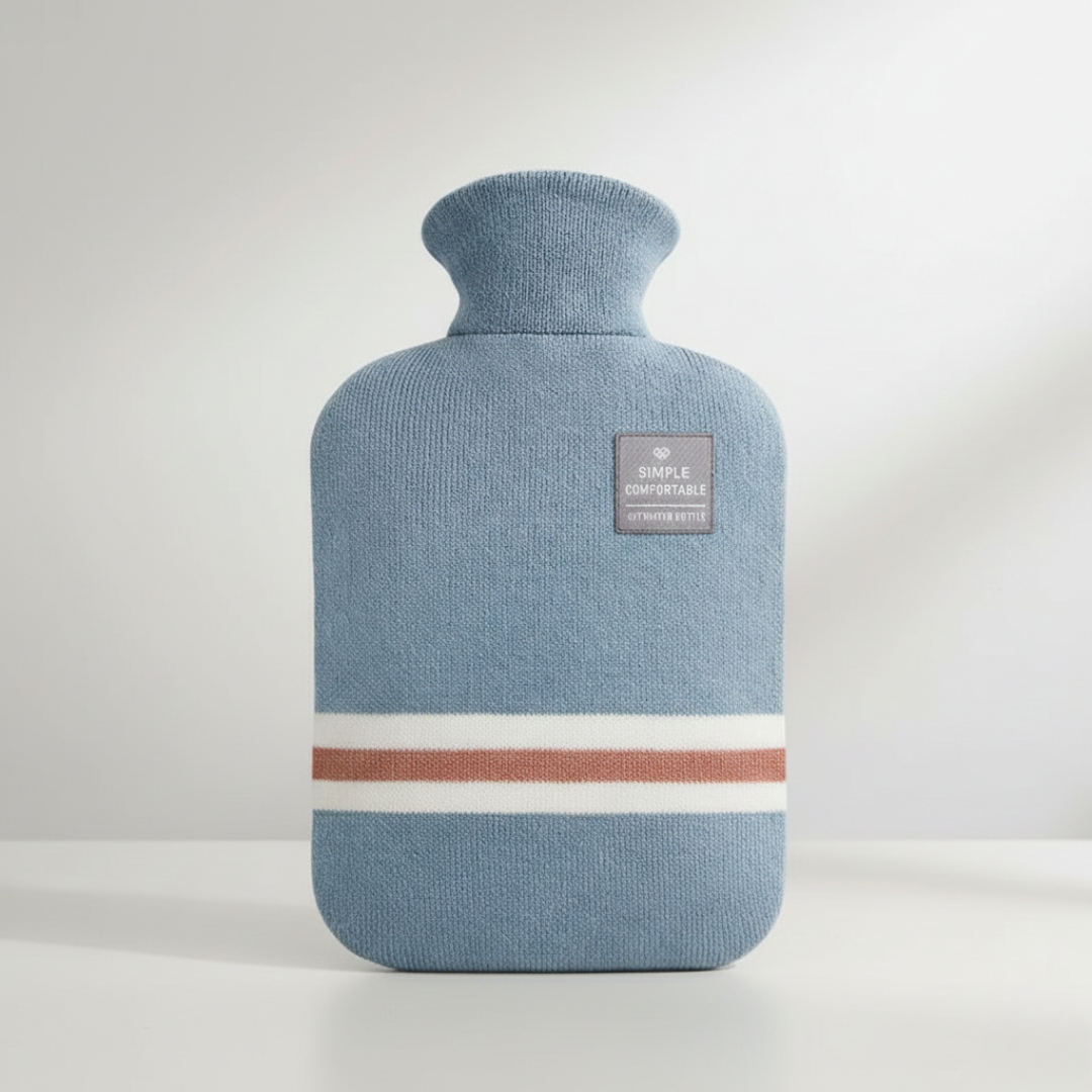 Cozy Heat Bottle with Soft Knit Cover – 2L of Comfort