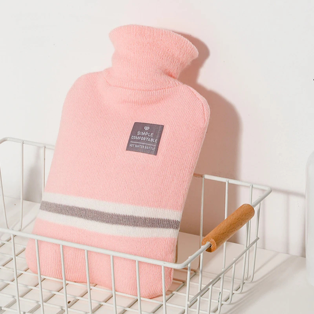 Cozy Heat Bottle with Soft Knit Cover – 2L of Comfort