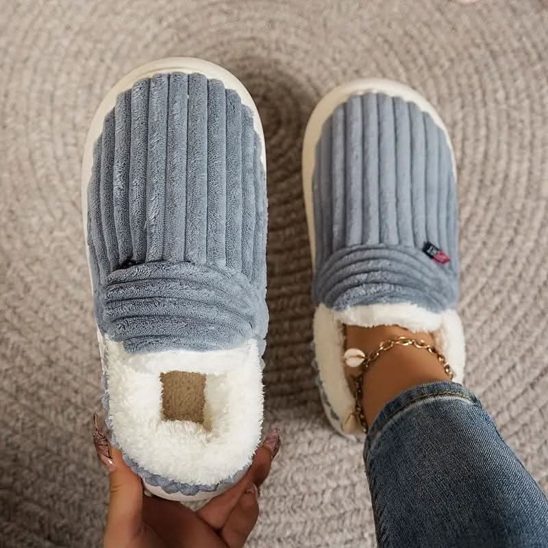 Plush Home Comfort Slipper Boots with Sherpa Lining