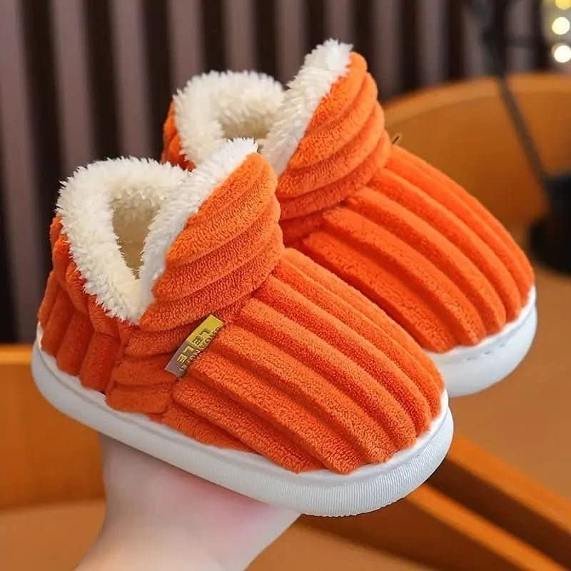 Plush Home Comfort Slipper Boots with Sherpa Lining