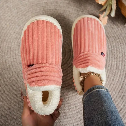 Plush Home Comfort Slipper Boots with Sherpa Lining
