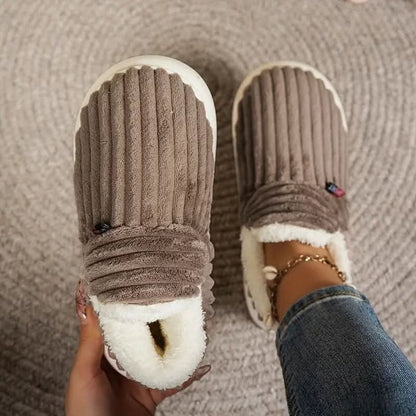 Plush Home Comfort Slipper Boots with Sherpa Lining