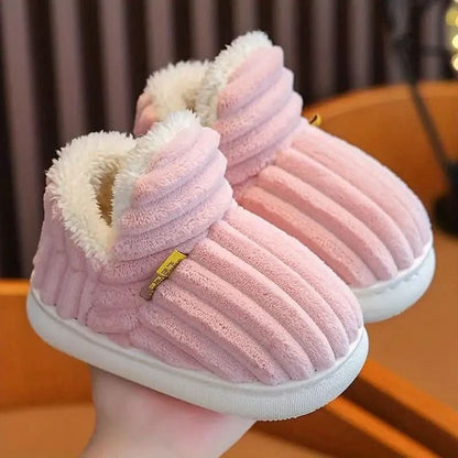 Plush Home Comfort Slipper Boots with Sherpa Lining
