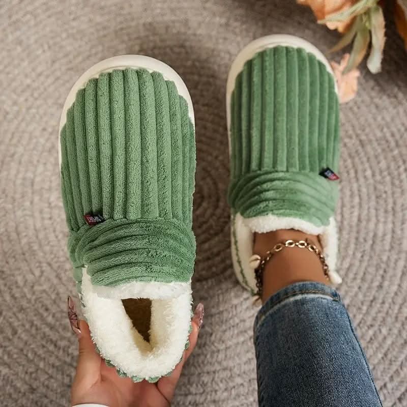 Plush Home Comfort Slipper Boots with Sherpa Lining