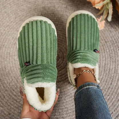 Plush Home Comfort Slipper Boots with Sherpa Lining