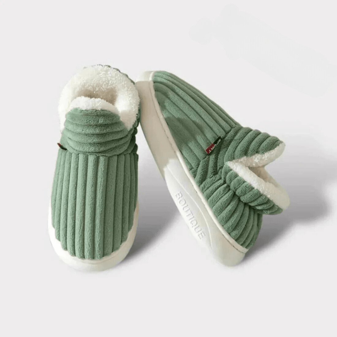 Plush Home Comfort Slipper Boots with Sherpa Lining