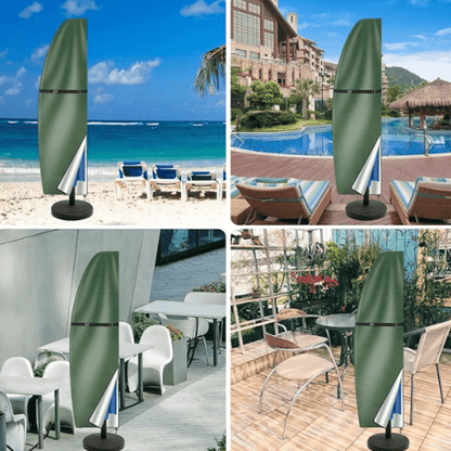 Waterproof Parasol Cover with Zipper – Anti-UV Protection