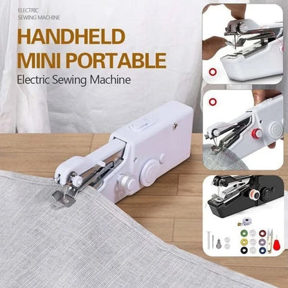 Compact Cordless Sewing Machine for Quick Repairs