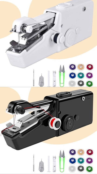 Compact Cordless Sewing Machine for Quick Repairs