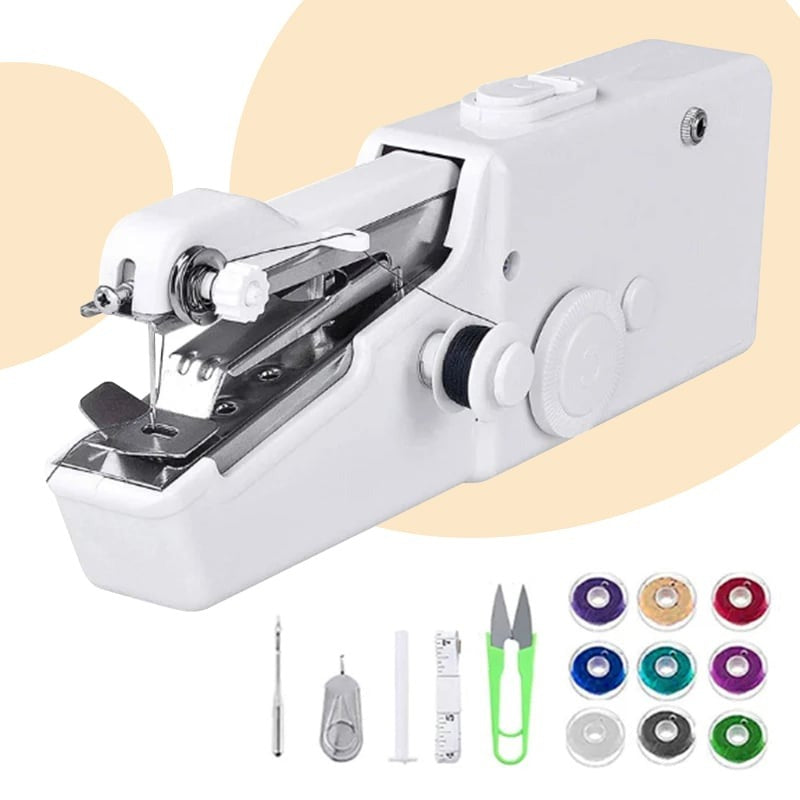 Compact Cordless Sewing Machine for Quick Repairs