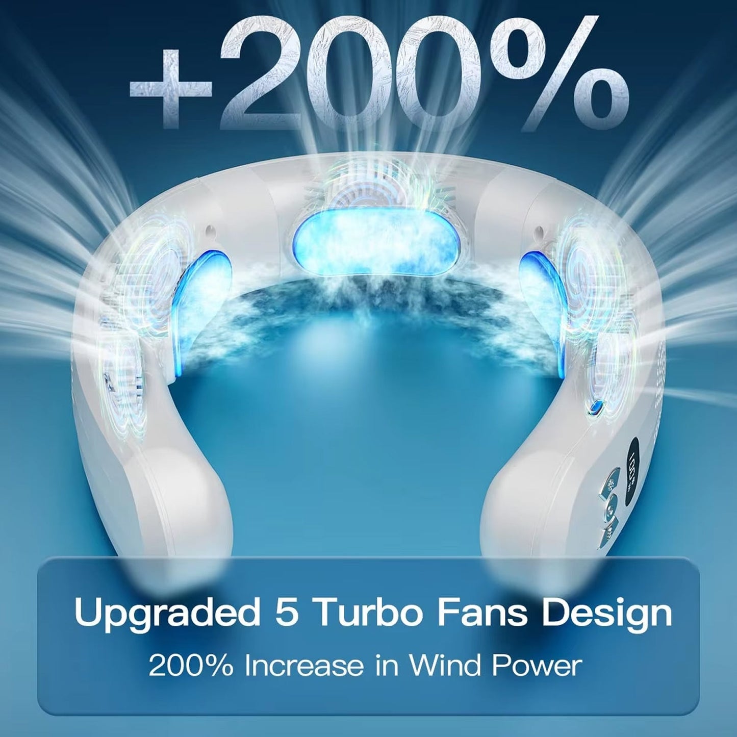 Neck Fan for Hands-Free Cooling