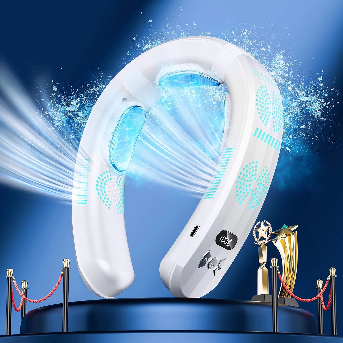 Neck Fan for Hands-Free Cooling