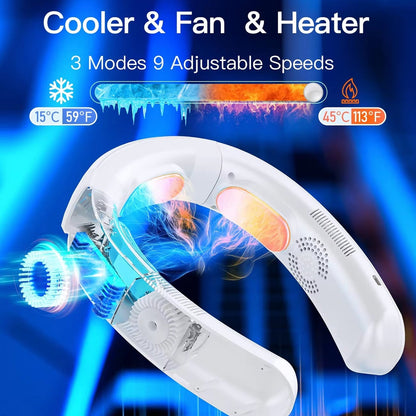 Neck Fan for Hands-Free Cooling