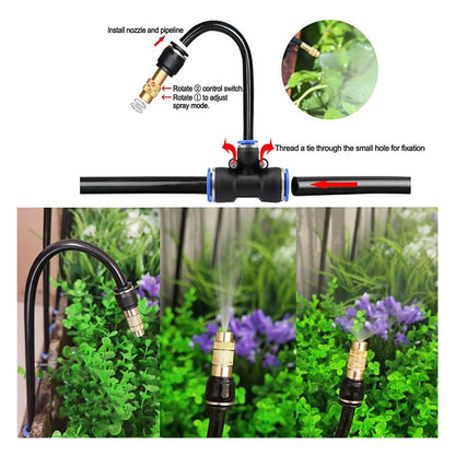 Garden Irrigation System for Efficient Water Use – 70% Savings on Root Hydration