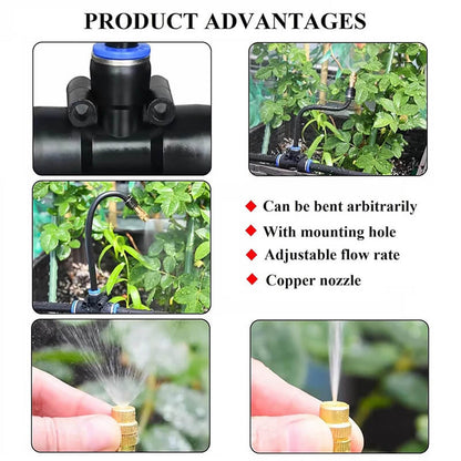 Garden Irrigation System for Efficient Water Use – 70% Savings on Root Hydration