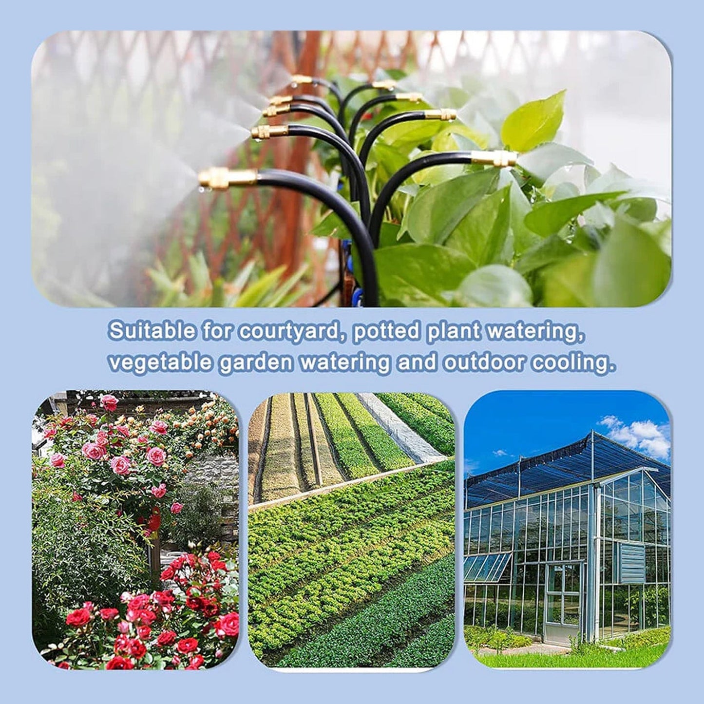 Garden Irrigation System for Efficient Water Use – 70% Savings on Root Hydration