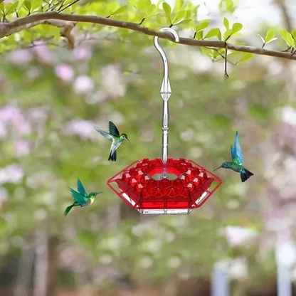 Vibrant Nectar Feeder for Hummingbirds with Easy Access Ports