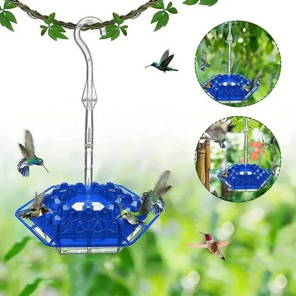 Vibrant Nectar Feeder for Hummingbirds with Easy Access Ports