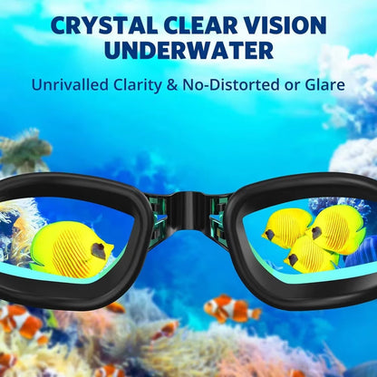 Anti-Fog Swimming Goggles with Leak-Proof Design