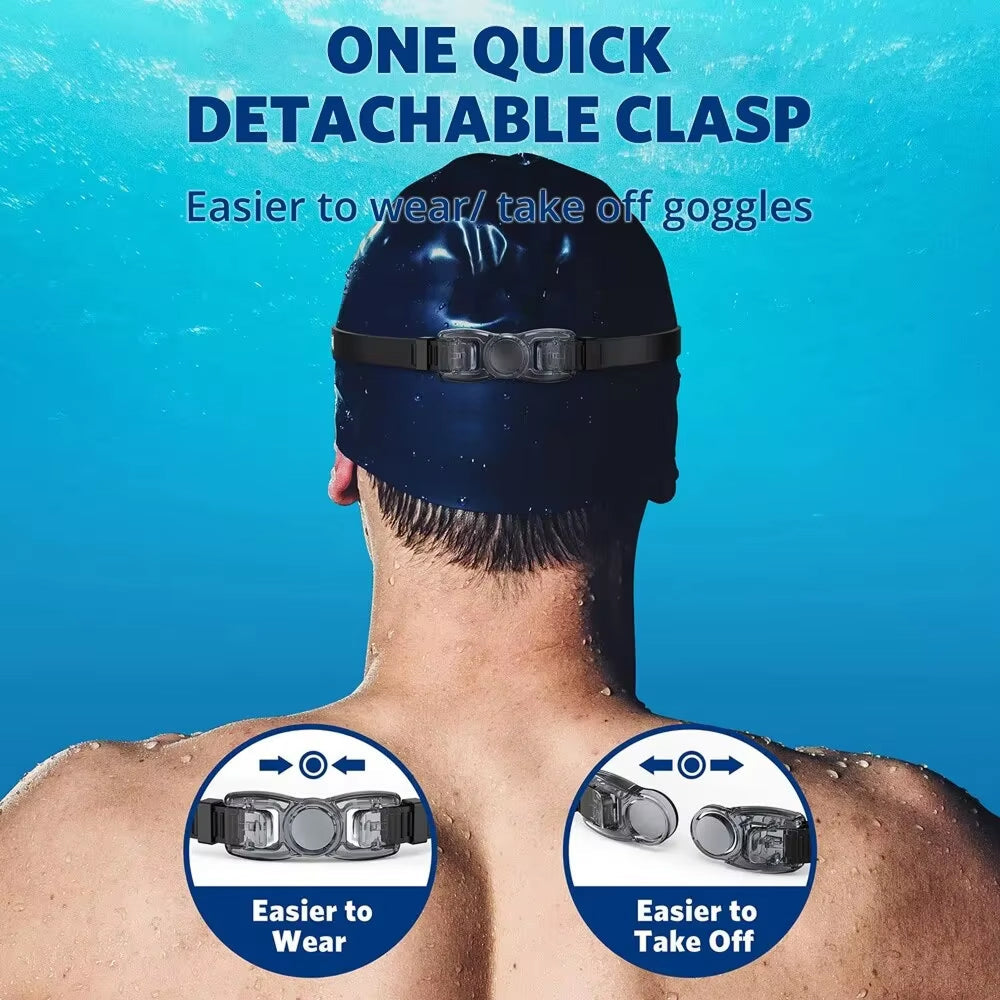 Anti-Fog Swimming Goggles with Leak-Proof Design