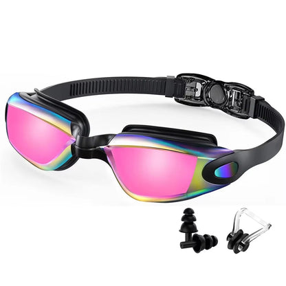 Anti-Fog Swimming Goggles with Leak-Proof Design