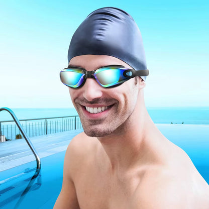 Anti-Fog Swimming Goggles with Leak-Proof Design