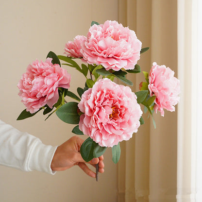 Set of 5 Large Faux Peony Blooms