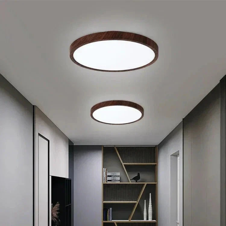 Dimmable Round Ceiling Light Fixture with 3 Modes – Slim Design