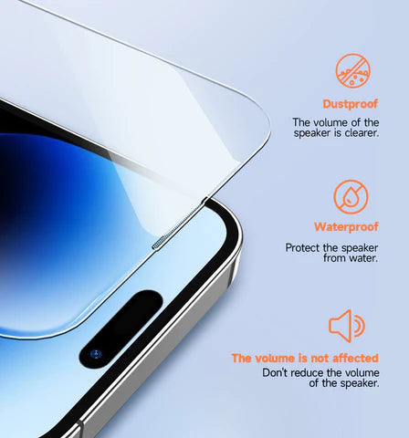 Bubble-Free Screen Shield with Automatic Cleaning