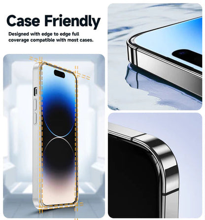 Bubble-Free Screen Shield with Automatic Cleaning