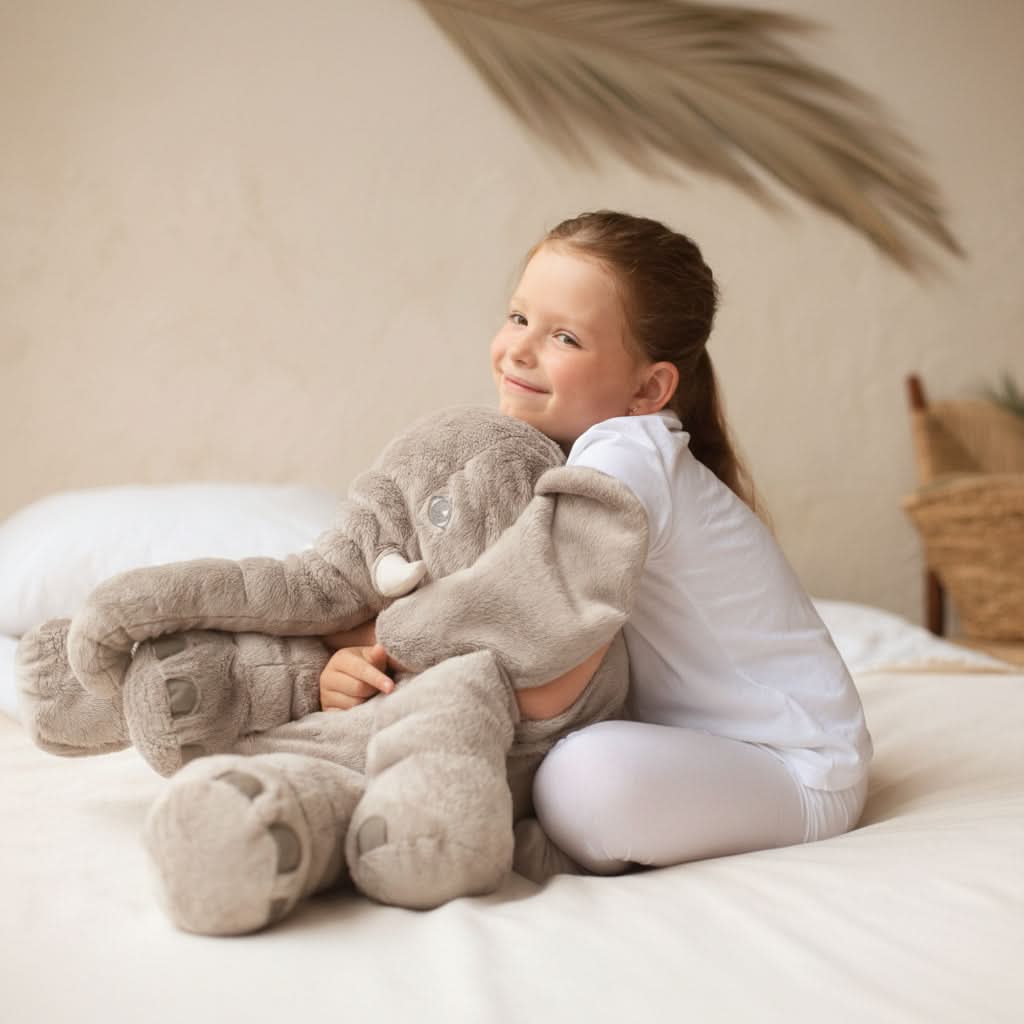 Plush Elephant Pillow for Cozy Comfort and Decorative Relaxation