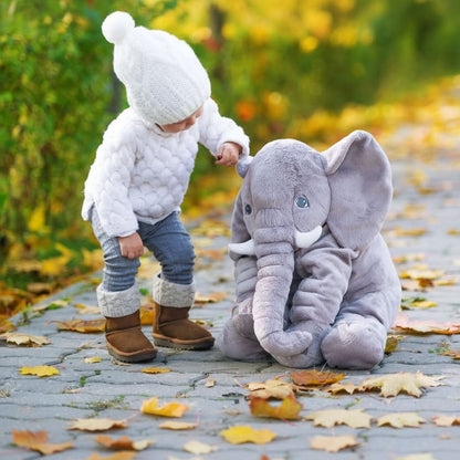 Plush Elephant Pillow for Cozy Comfort and Decorative Relaxation