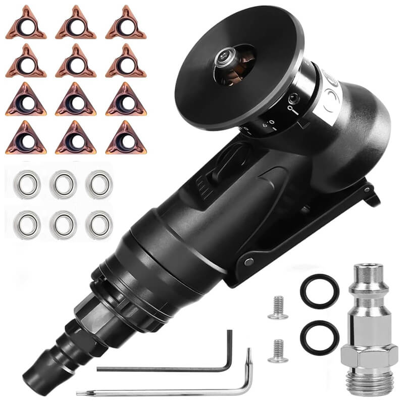 Compact Dual-Purpose Pneumatic Edge Finishing Tool