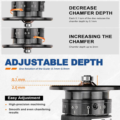 Compact Dual-Purpose Pneumatic Edge Finishing Tool