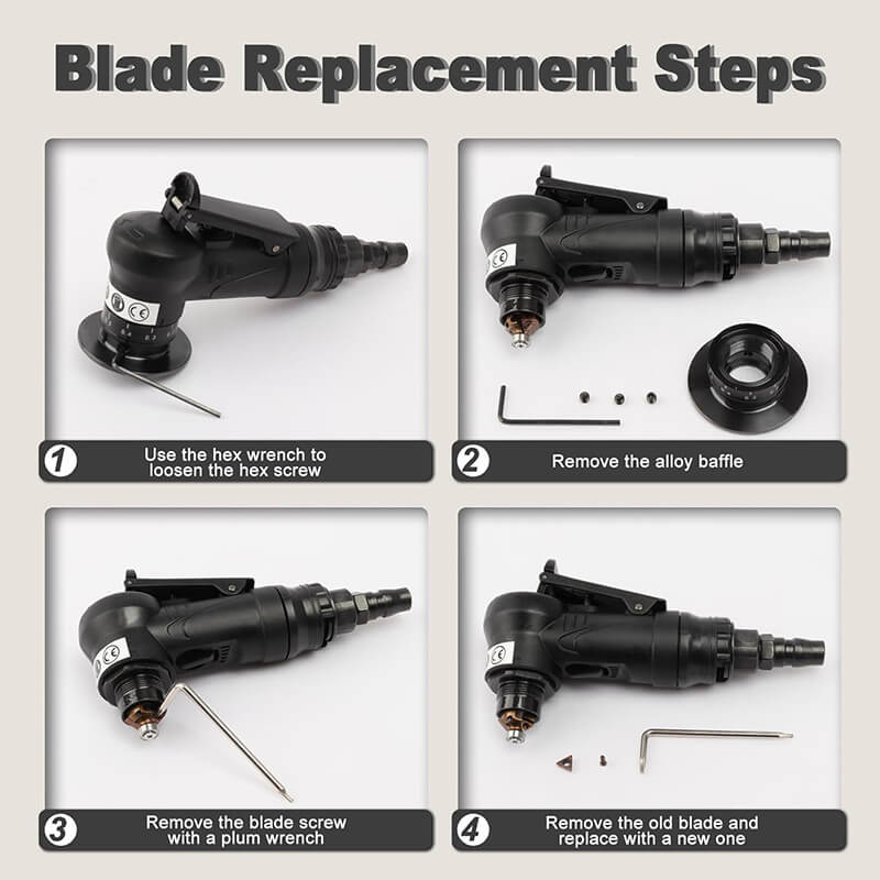 Compact Dual-Purpose Pneumatic Edge Finishing Tool