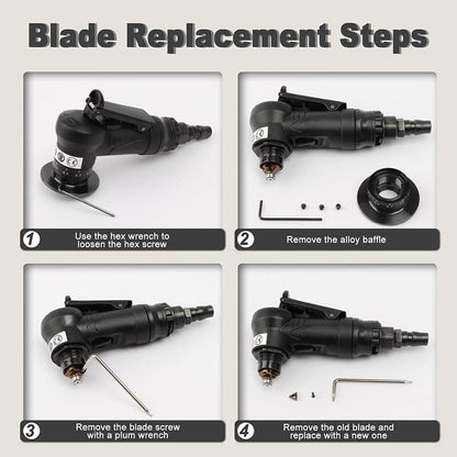 Compact Dual-Purpose Pneumatic Edge Finishing Tool