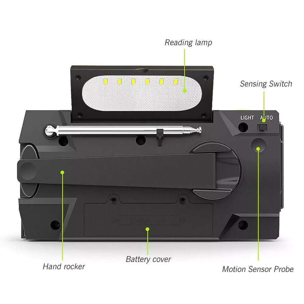 All-in-One Emergency Solar Communication Device