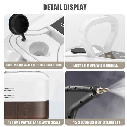 2500W Multi-Purpose Steam Cleaner with Protective Gloves