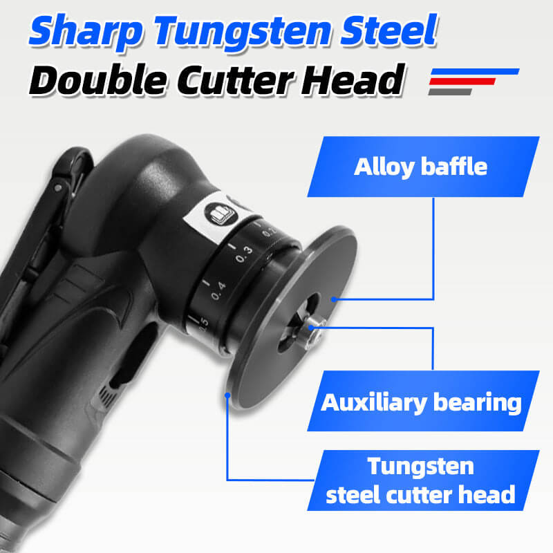 Compact Dual-Purpose Pneumatic Edge Finishing Tool