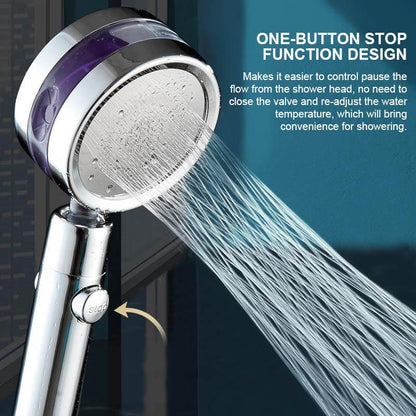 360° Adjustable Spa Shower Head for Ultimate Relaxation