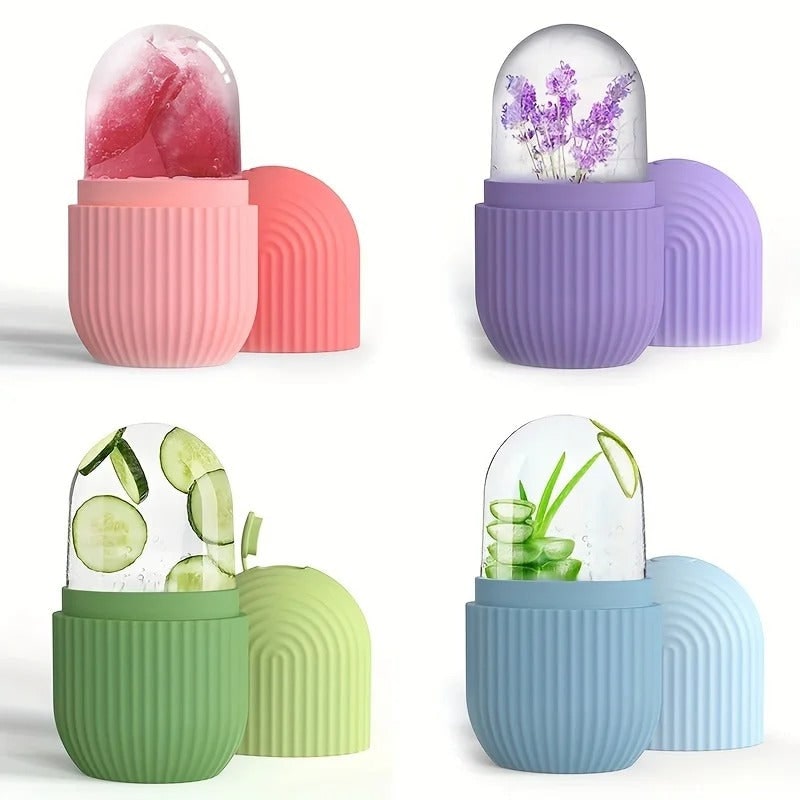 Chill & Glow Facial Massage Roller for Revitalizing Skin Care
