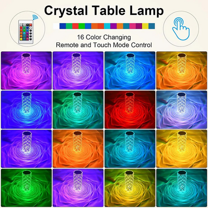 Enchanting Touch Lamp | 16 Vibrant Color Settings for Every Mood