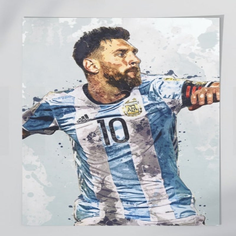 Canvas Print of Argentina National Team Poster