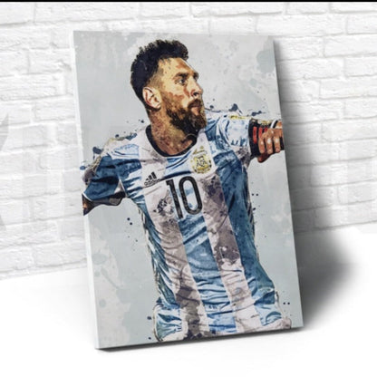 Canvas Print of Argentina National Team Poster