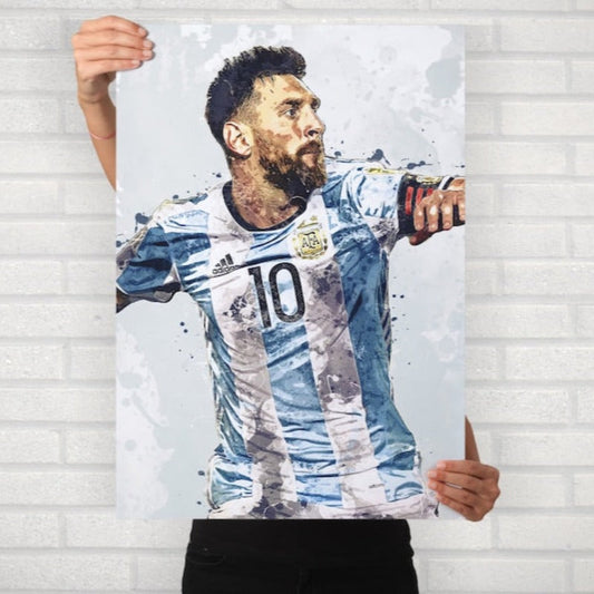 Canvas Print of Argentina National Team Poster