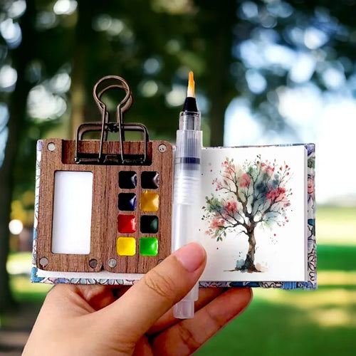 Portable Watercolor Art Set | Paint Anywhere, Anytime