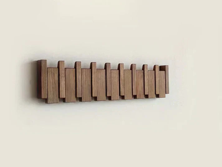 Stylish Wooden Coat Rack for Piano Hangers – Clothing Storage